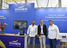 John van Oosten, Hein Vink, and Joost Vianen at the Vianen stand.